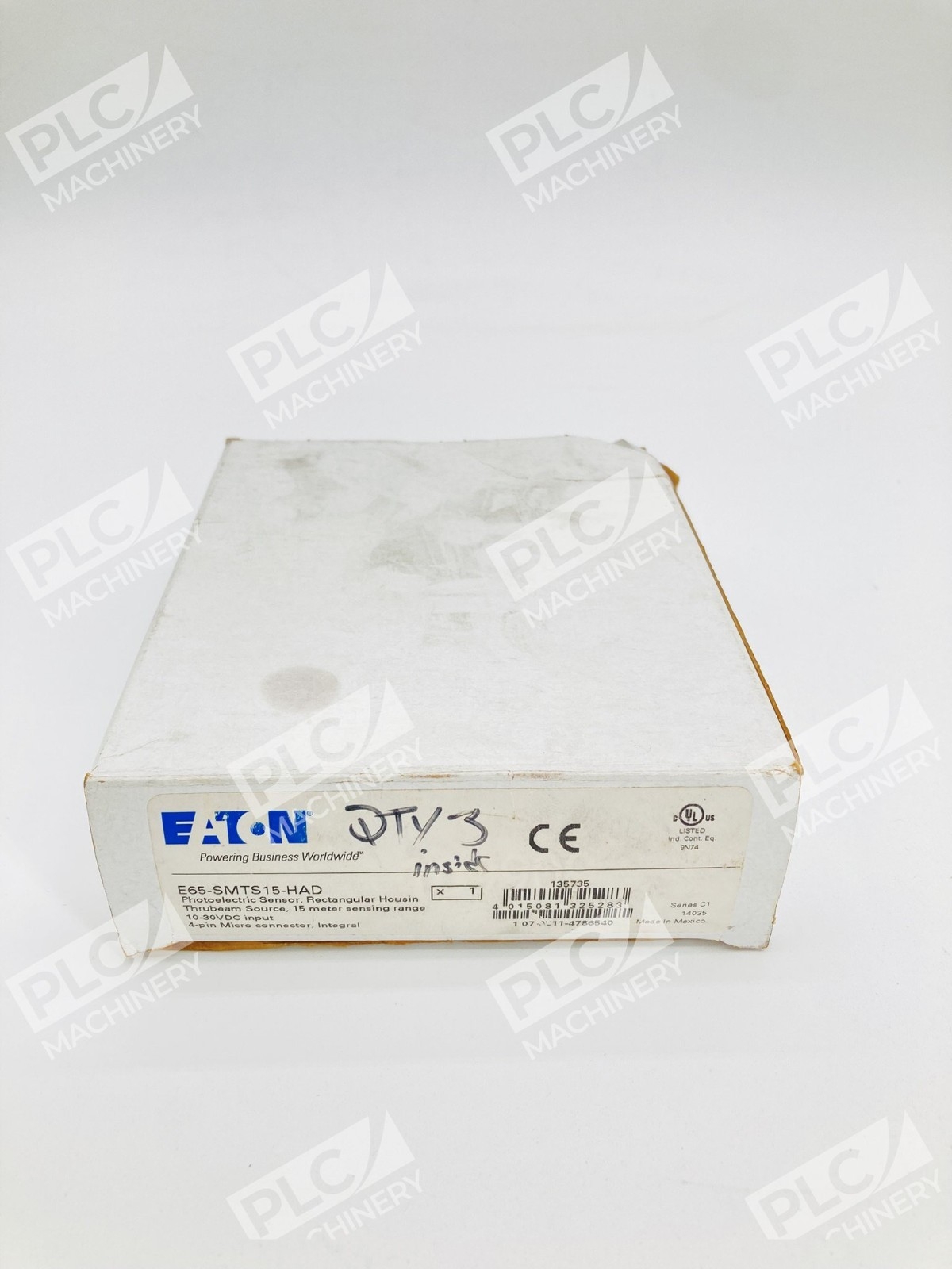 Eaton E65-SMTS15-HAD Photoelectric Thru Beam Sensor E65 SM