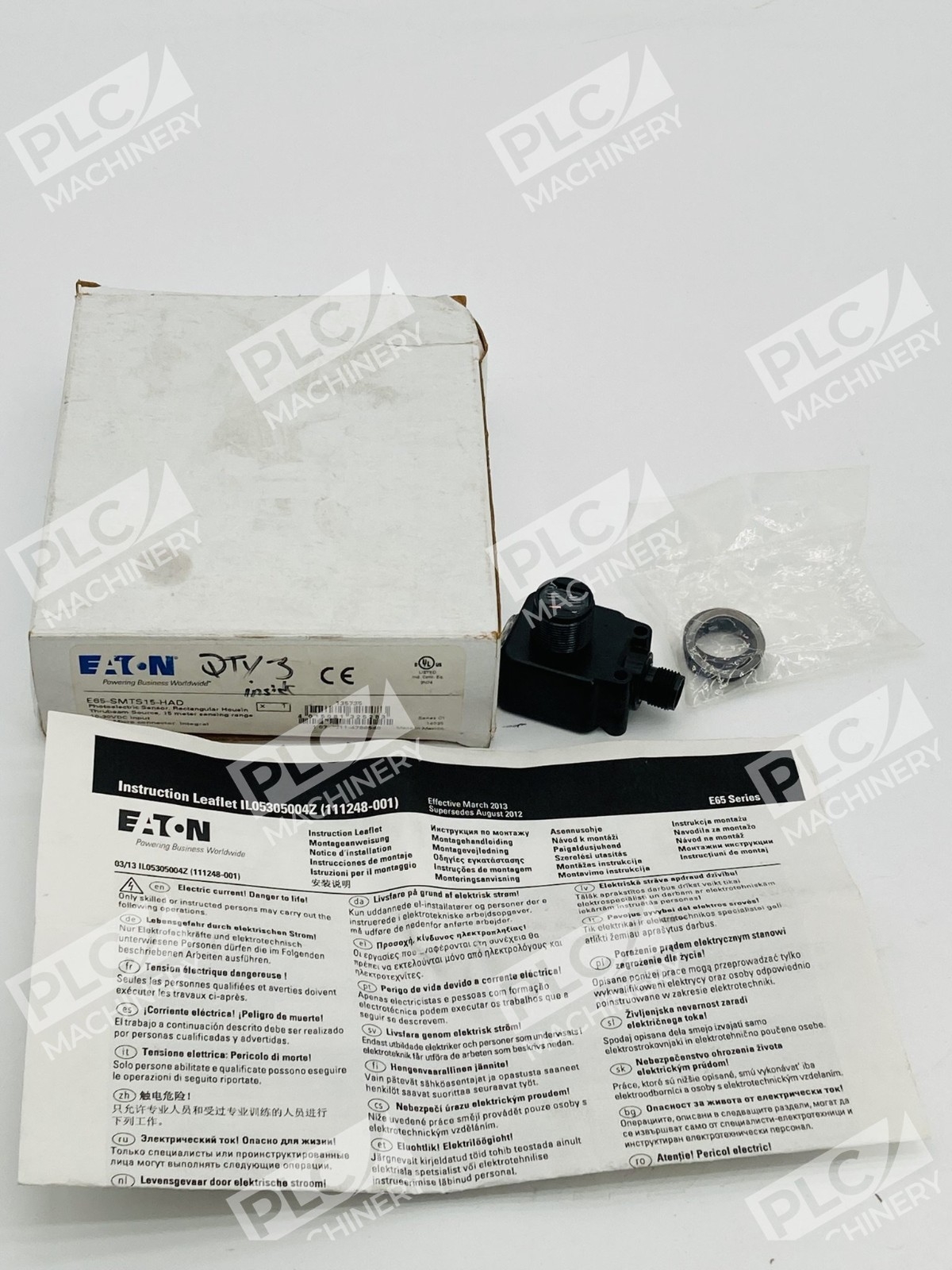 Eaton E65-SMTS15-HAD Photoelectric Thru Beam Sensor E65 SM - Image 4