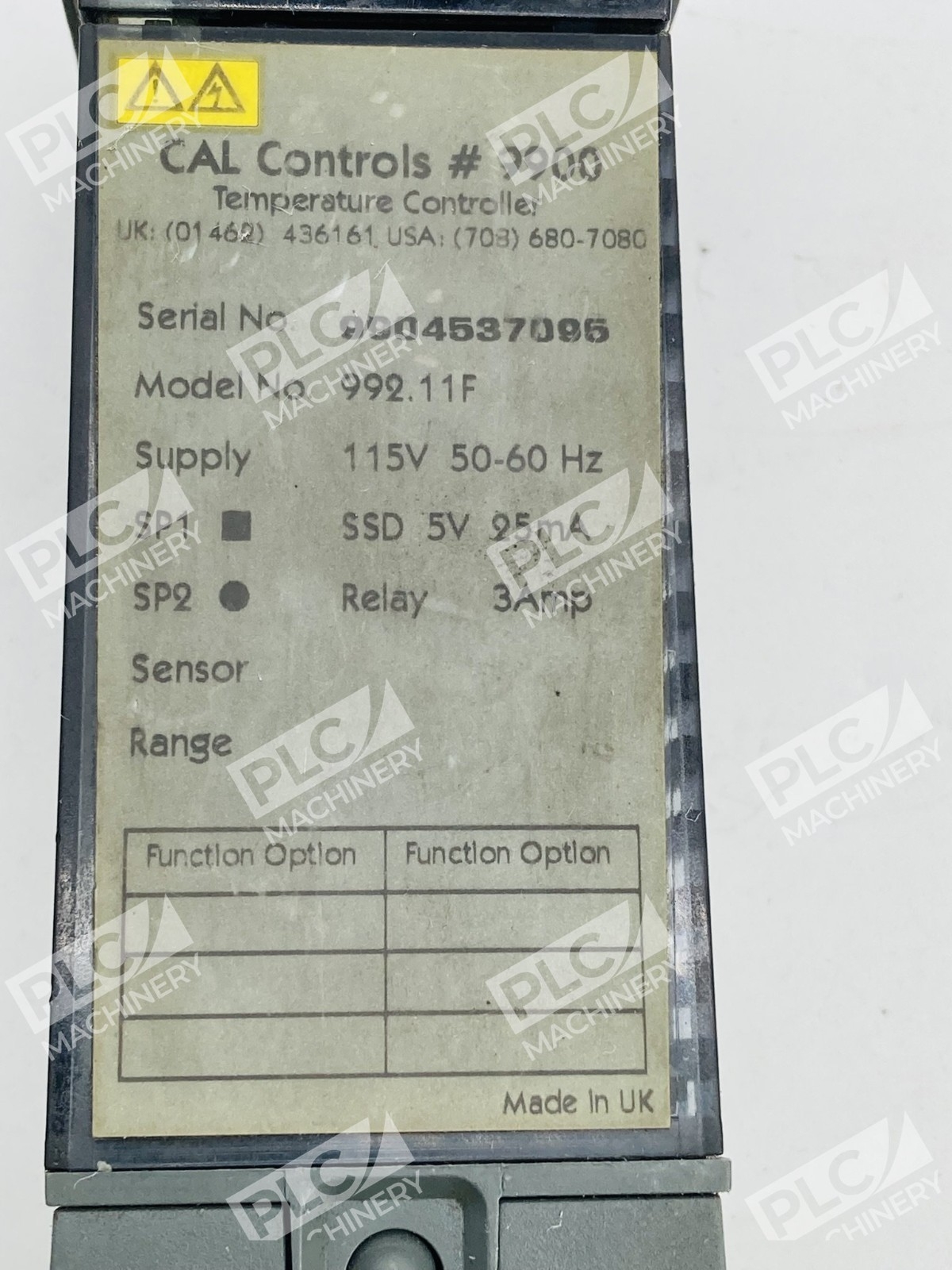 Cal Controls 992.11F Temperature Controller 9900 Series - Image 9