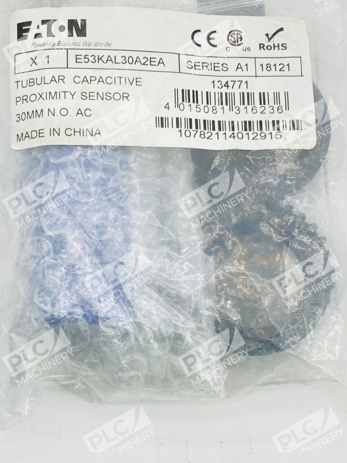 Eaton E53KAL30A2EA Tubular Capacitive Proximity Sensor 30mm - Image 3