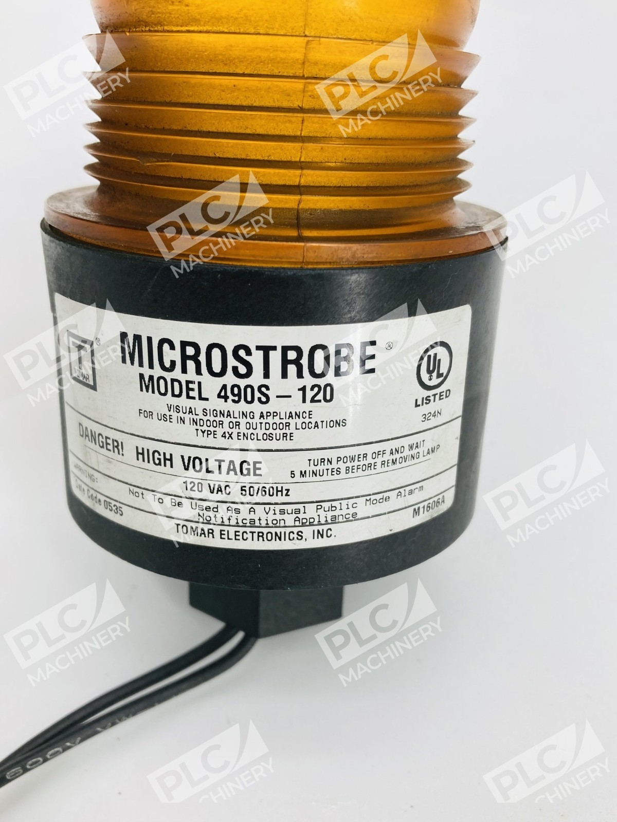 Tomar Electronics 490S-120 Microstrobe Xenon Strobe Light 120V Amber - Image 7