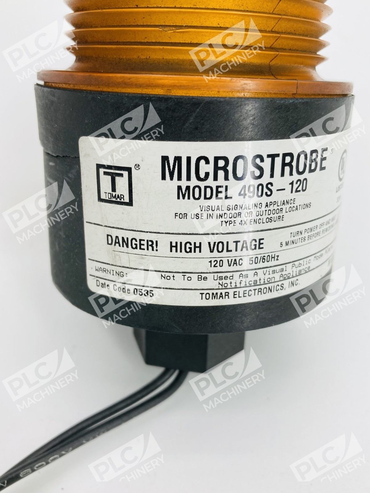 Tomar Electronics 490S-120 Microstrobe Xenon Strobe Light 120V Amber - Image 8