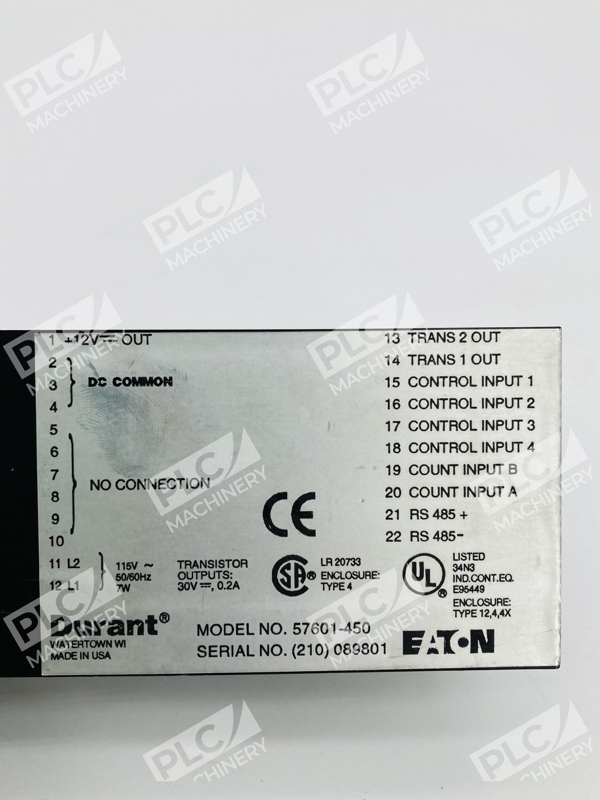 Eaton Durant 57601-450 Digital Counter RS-485 115V Ambassador Series - Image 7