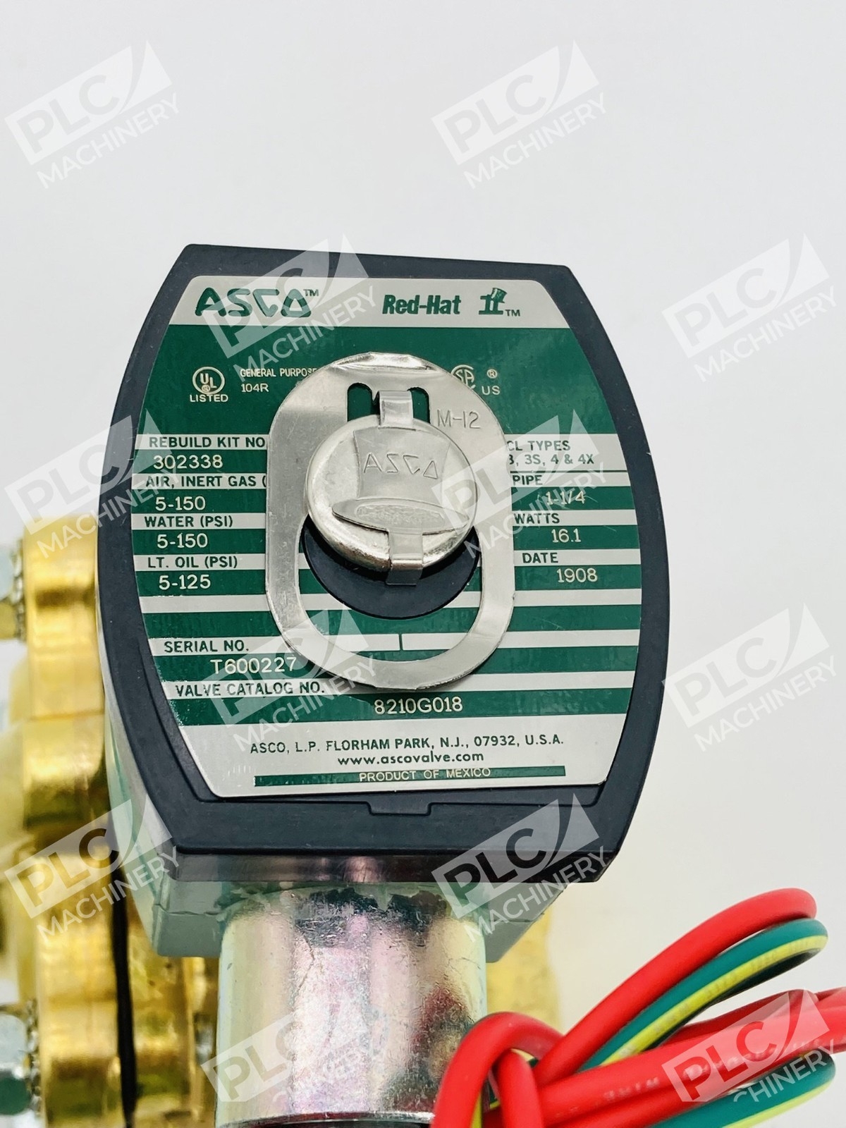 Asco 8210G018 Red-Hat Solenoid Valve NPT 2-Way - Image 11