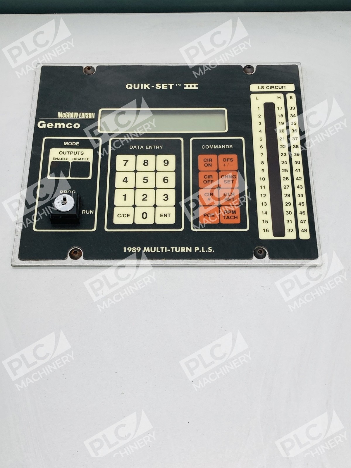 Gemco Quik-Set III 1989-M-16-R-12-S-E-X-12-B-X Programmable Limit Switch - Image 4