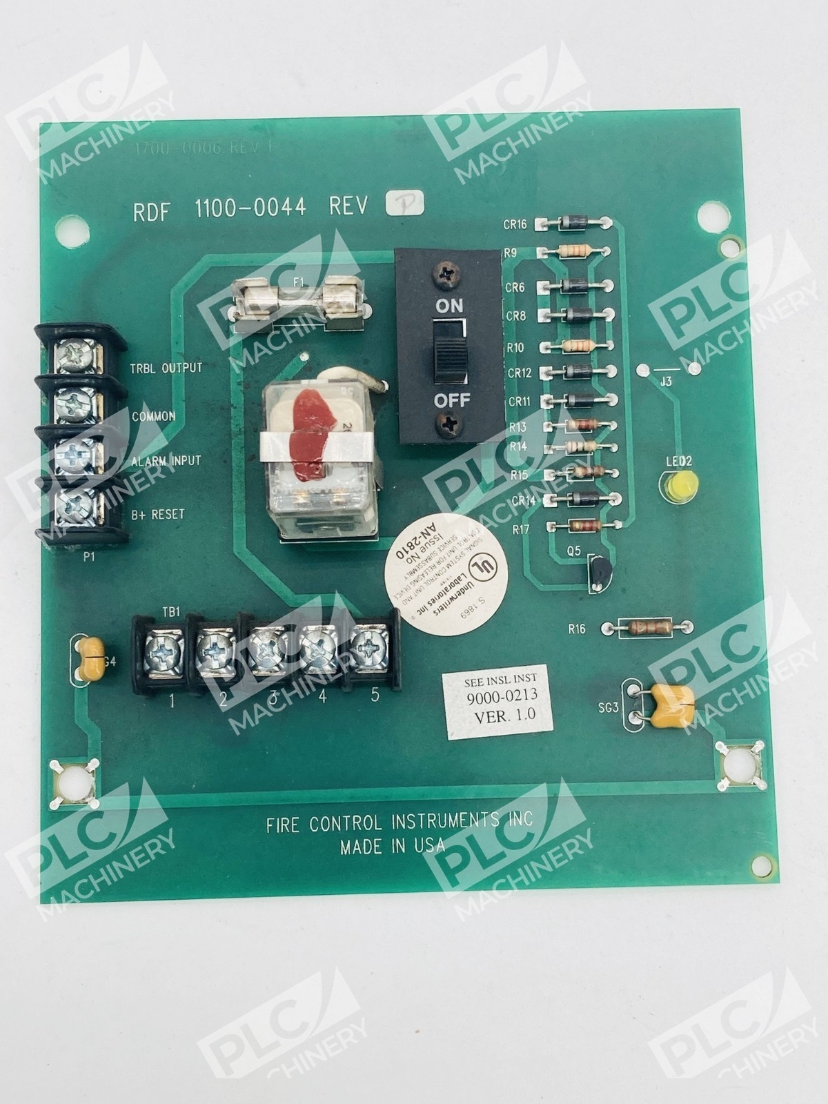Fire Control Instruments (FCI) RDF 1100-0044 Releasing Device Circuit Board - Image 3