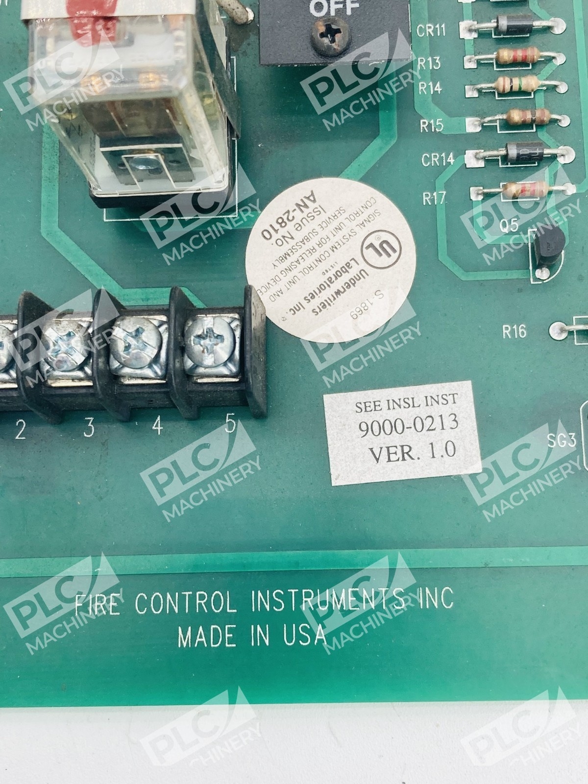 Fire Control Instruments (FCI) RDF 1100-0044 Releasing Device Circuit Board - Image 5