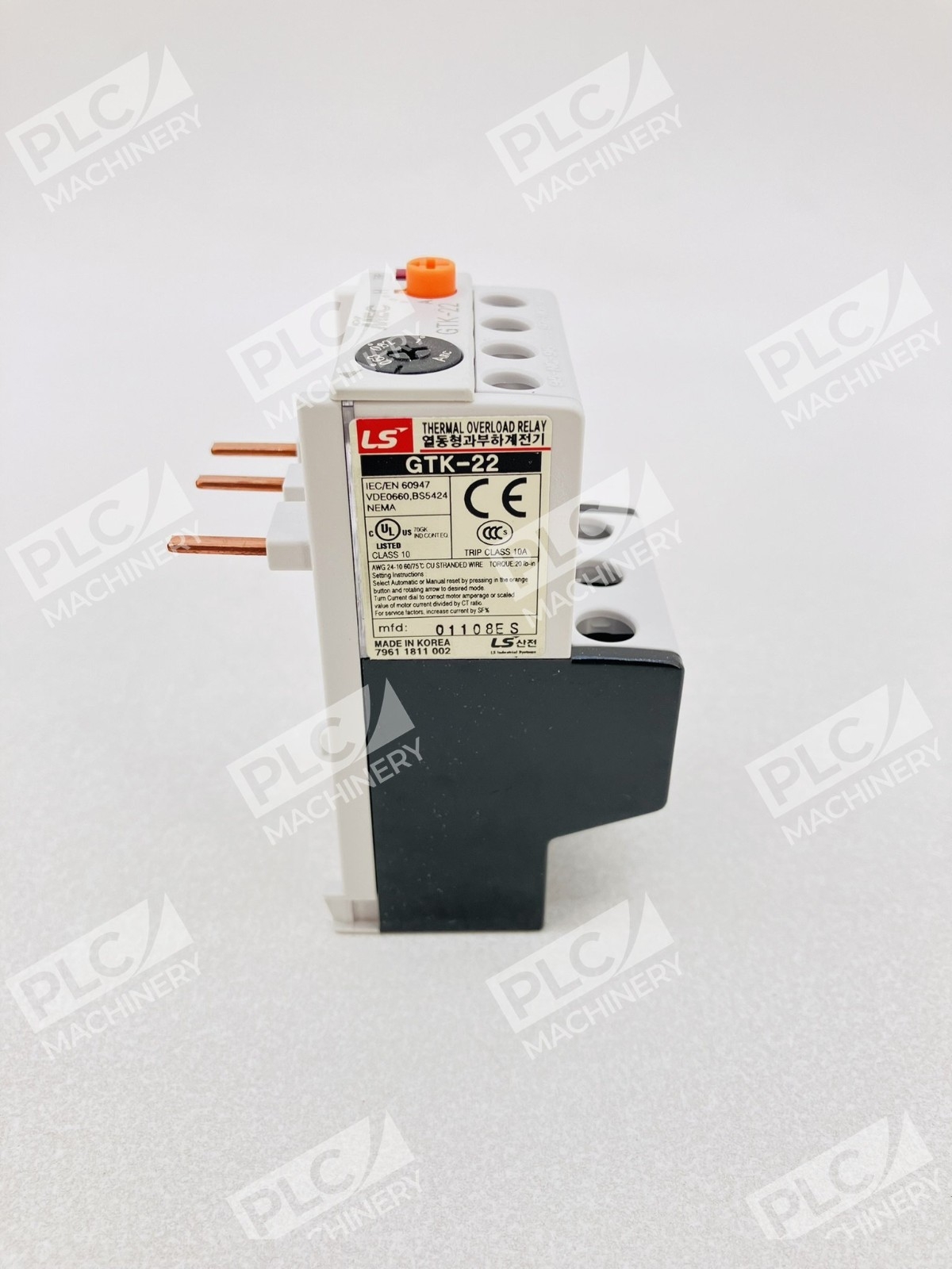 LS GTK-22 Thermal Overload Relay Motor Protection Class 10A - Image 5