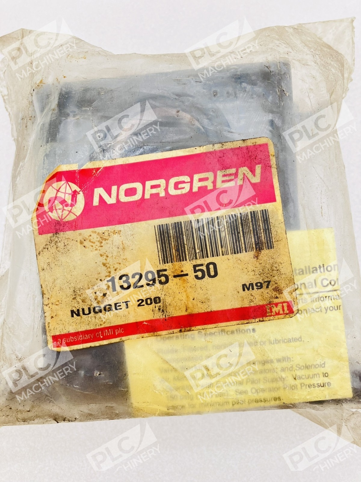 Norgren 13295-50 Manifold End Plate Nugget 200 - Image 3