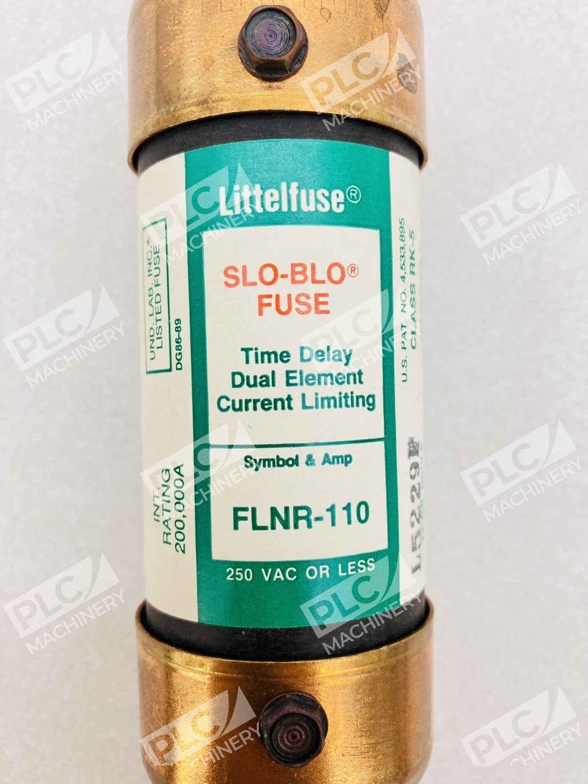 Littelfuse FLNR-110 Slo-Blo Class RK5 Time Delay Fuse 110A 250V - Image 4
