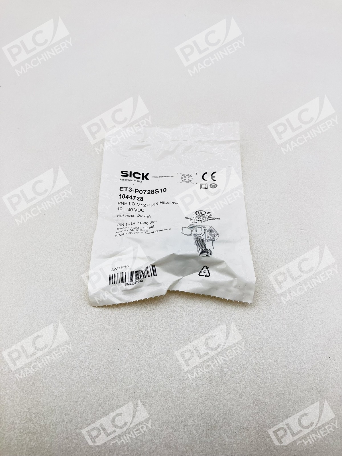 Sick ET3-P0728S10 Photoelectric Sensor 4-Pin 1044728 Lots of 6 - Image 3