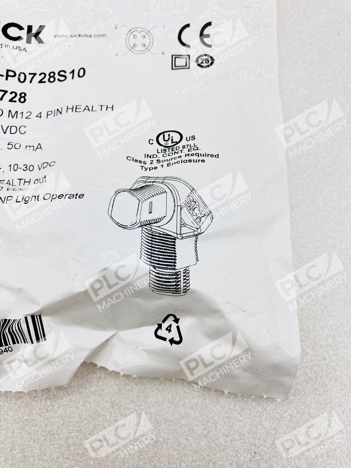 Sick ET3-P0728S10 Photoelectric Sensor 4-Pin 1044728 Lots of 6 - Image 5
