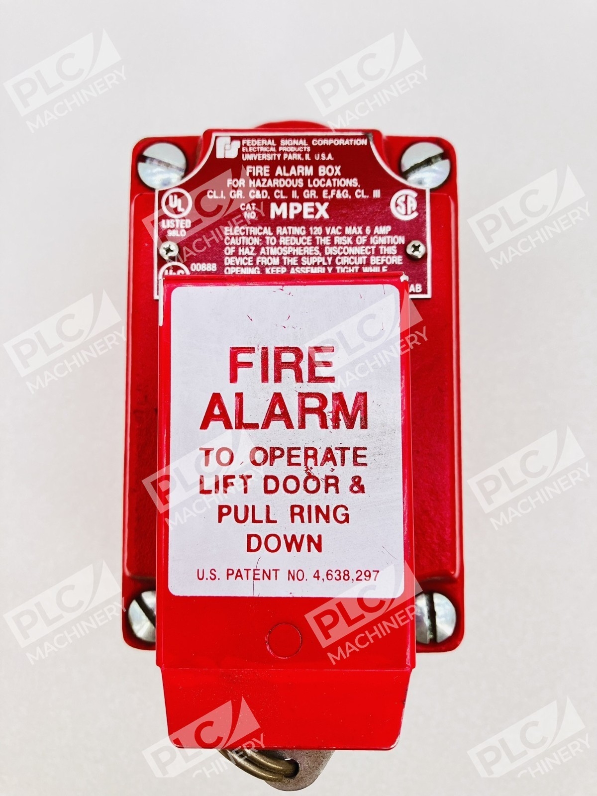 Federal Signal MPEX Explosion Proof Fire Alarm Pull Station - Image 6