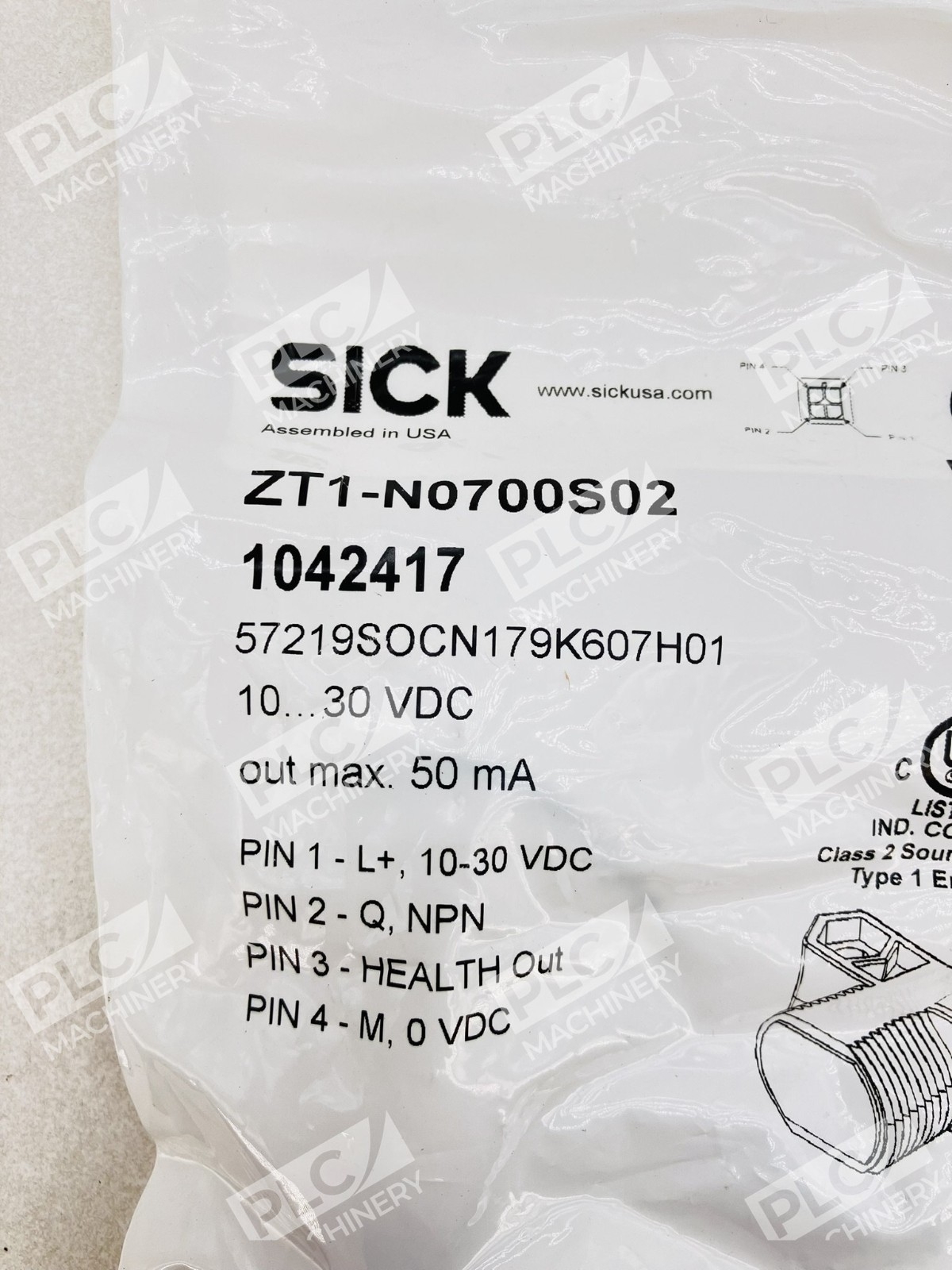Sick ZT1-N0700S02 Photoelectric Proximity Sensor 1042417 Lots of 3 - Image 4
