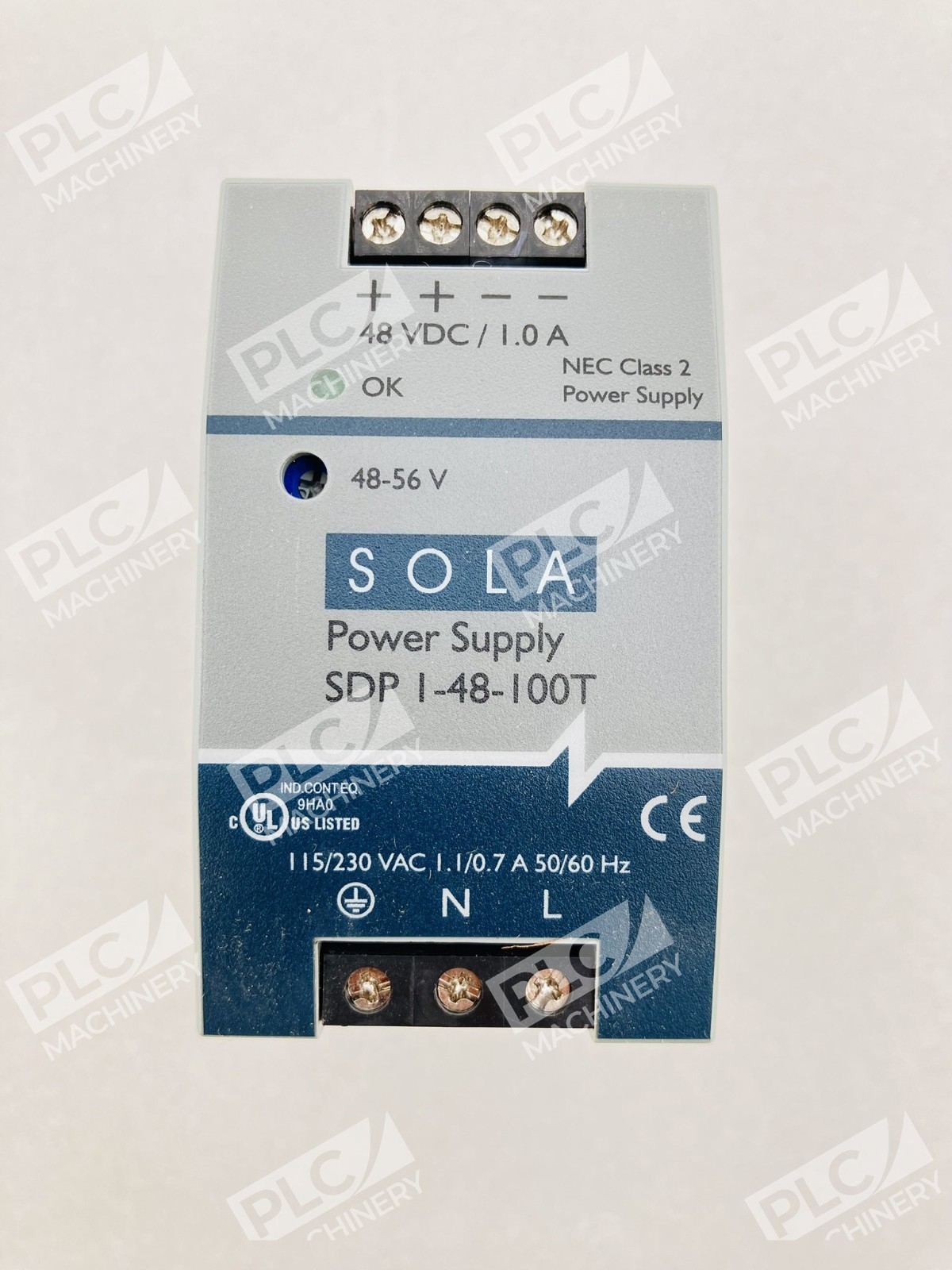 Sola SDP1-48-100T 48VDC 1A DIN Rail Power Supply 115/230VAC - Image 5