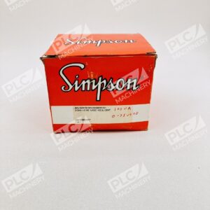 Simpson Q03116 Analog DC Microammeter 0-100uA 4.5" Panel Meter 2124A