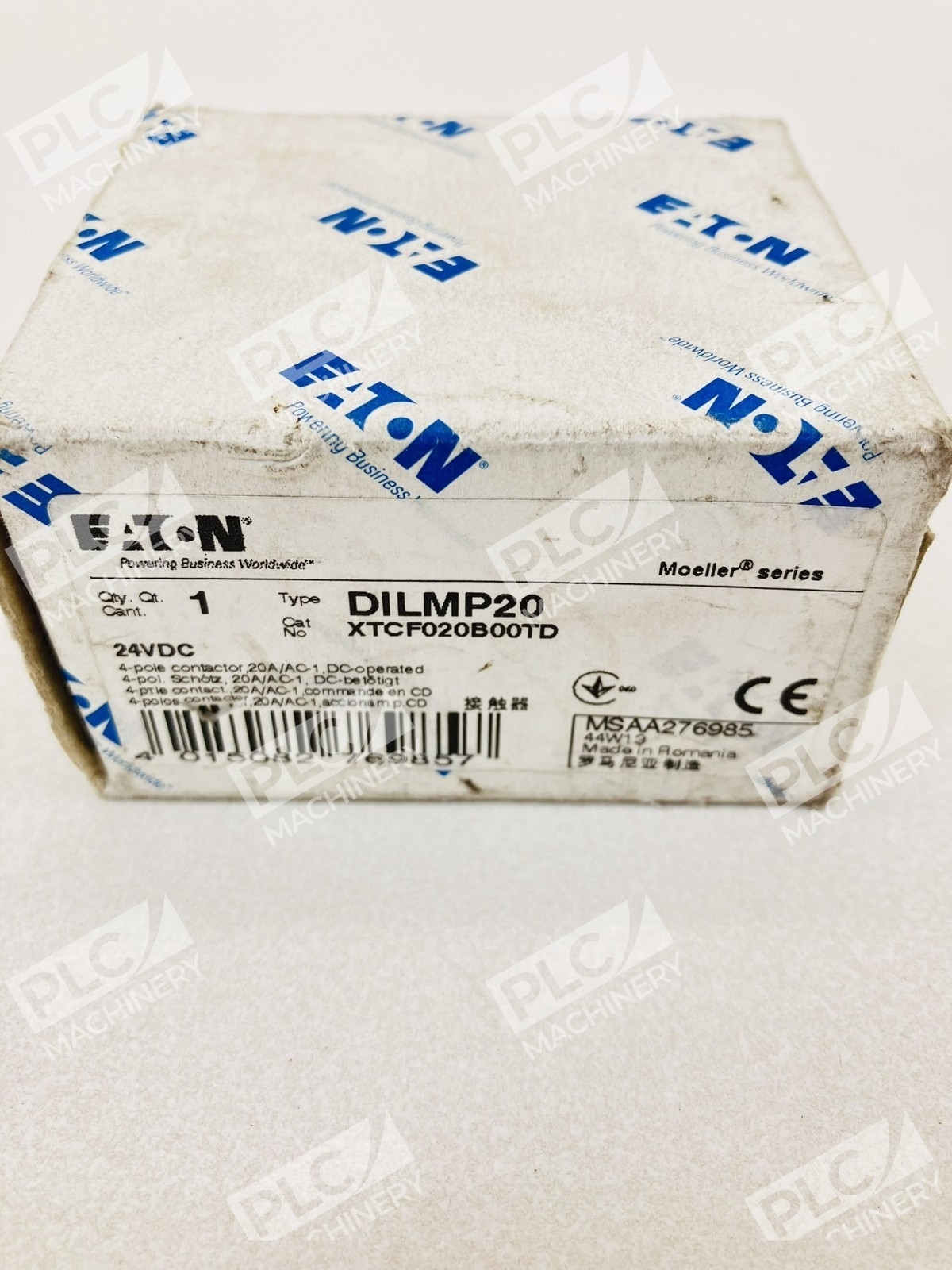 Eaton DILMP20 Moeller Series Contactor XTCF020B00TD 4-Pole 24VDC - Image 3