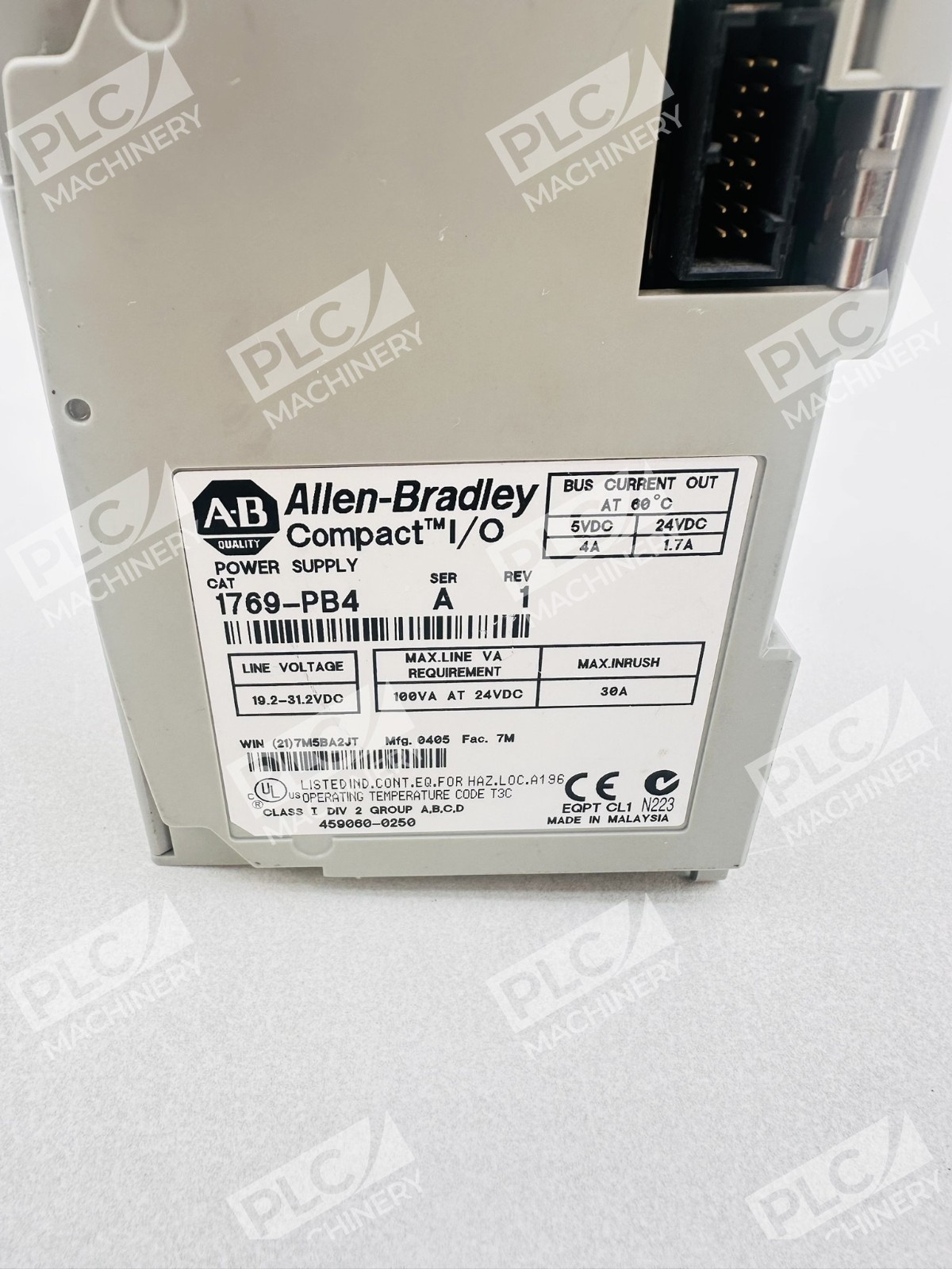 Allen Bradley 1769-PB4 Series A Compact I/O Power Supply - Image 3