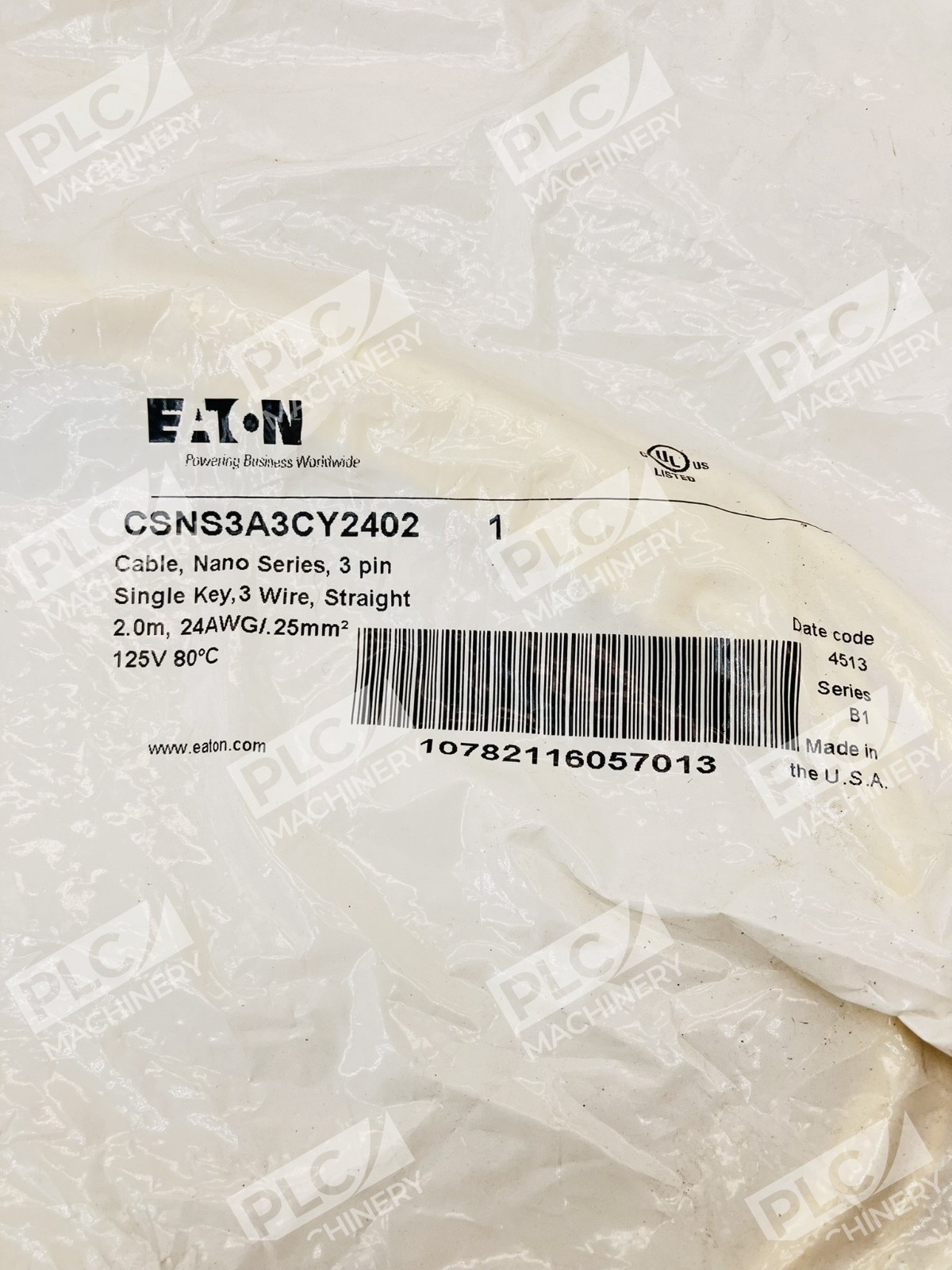 Eaton CSNS3A3CY2402 Nano M8 Sensor Cable Connection Cordset - Image 3