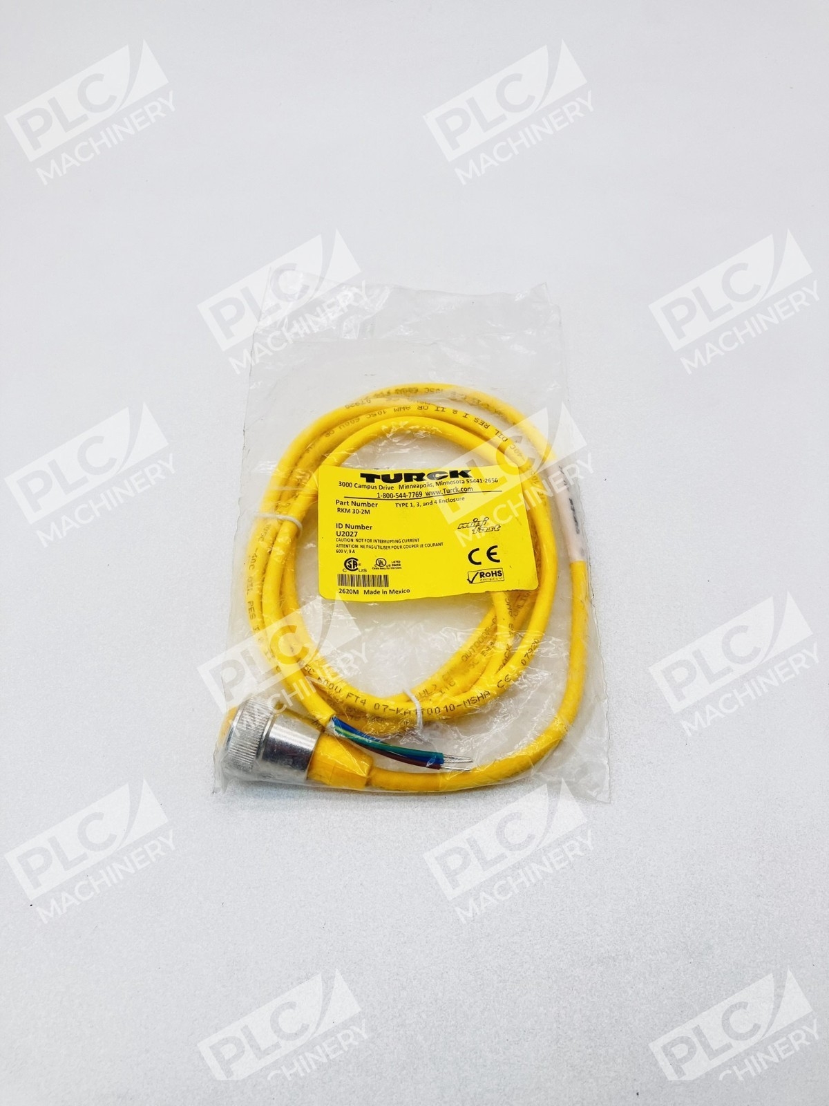 Turck RKM 30-2M U2027 Minifast Sensor Cable Cordset