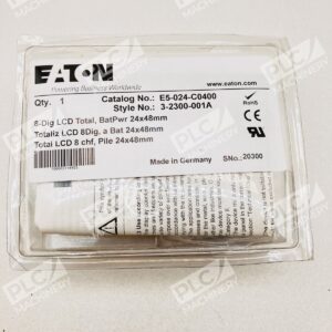 Eaton E5-024-C0400 Electronic Totalizer 8 Digit LCD Counter E5 Series