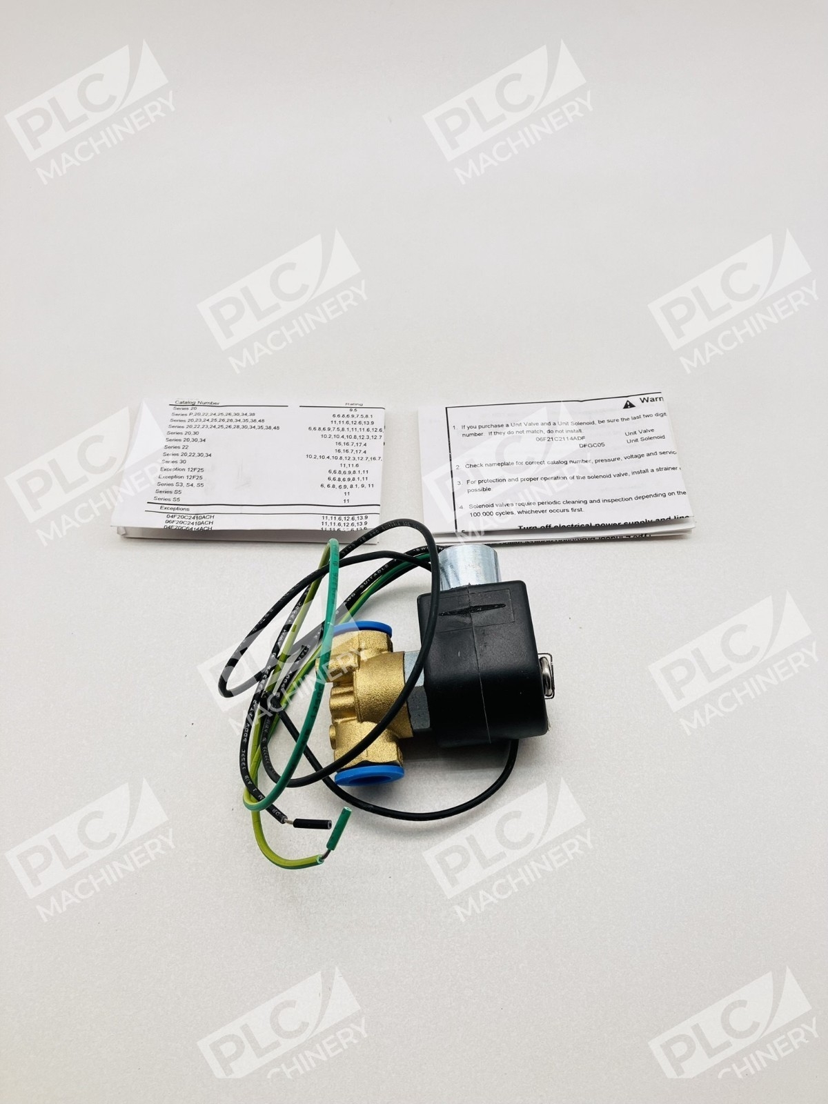 Parker 06F20C2114BDF4C05 Solenoid Valve Gold Ring 2-Way NC Valve - Image 4