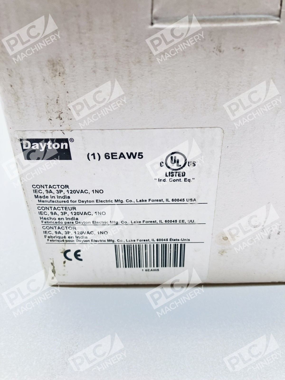 Dayton 6EAW5 Reversing IEC Magnetic Contactor Motor Control - Image 3