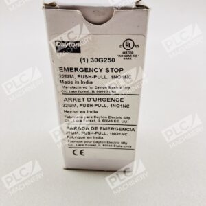 Dayton 30G250 Emergency Stop Push Button Red 22mm