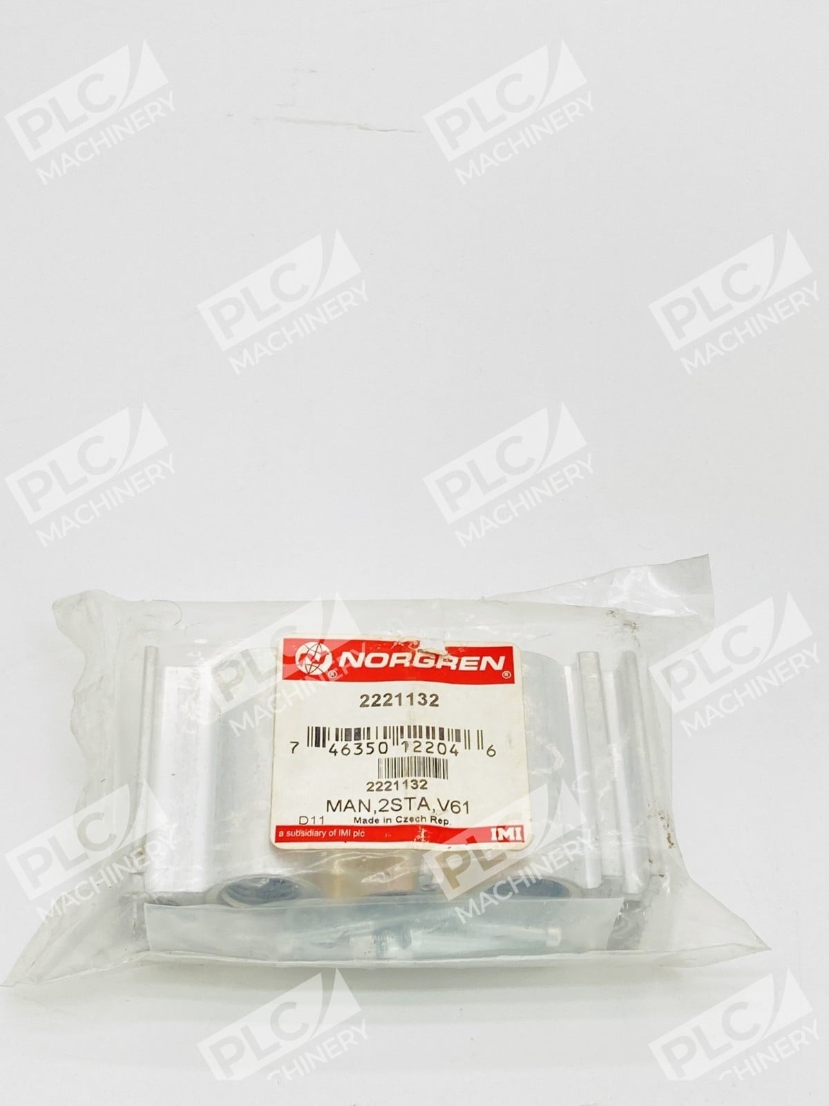 Norgren 2221132 V61 Series Manifold Sub-base 2-Station Valve Block - Image 2