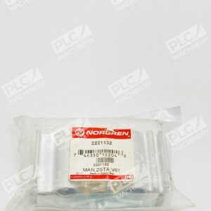 Norgren 2221132 V61 Series Manifold Sub-base 2-Station Valve Block