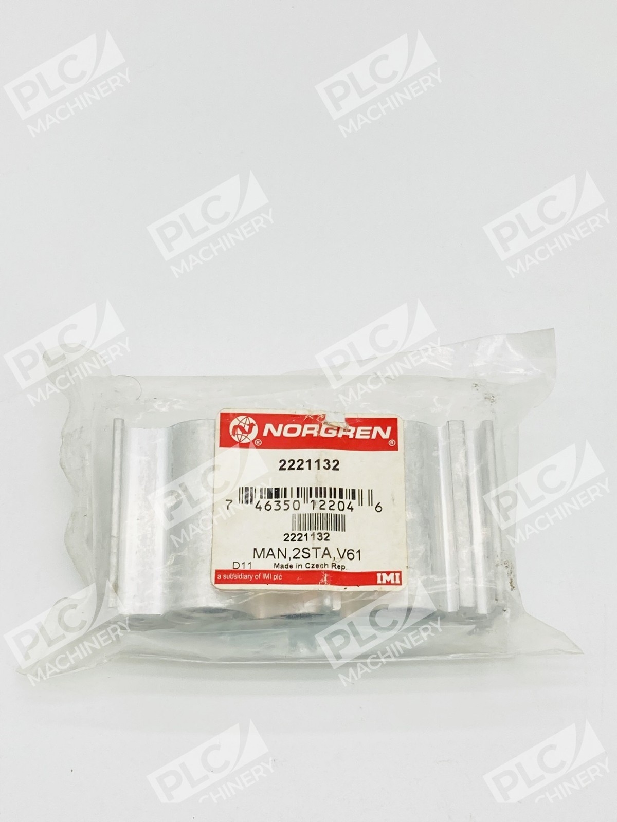 Norgren 2221132 V61 Series Manifold Sub-base 2-Station Valve Block - Image 3