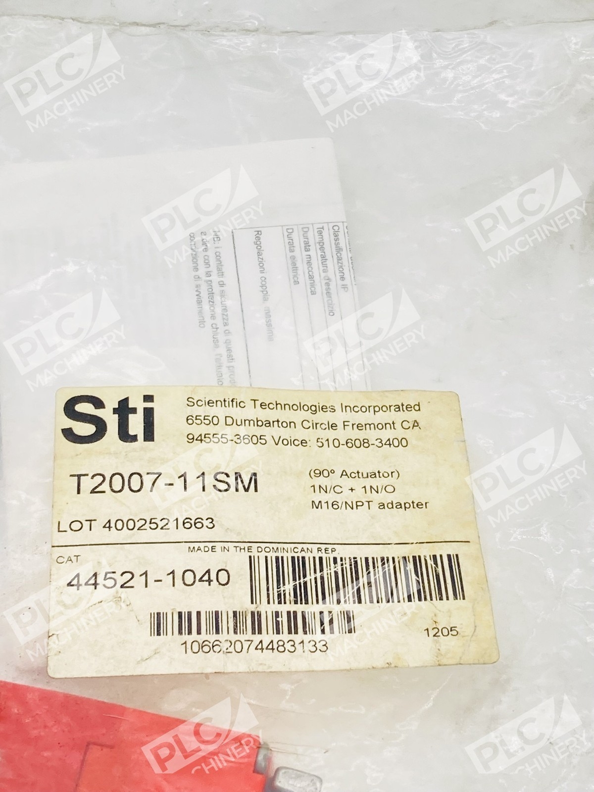 STI T2007-11SM Safety Interlock Switch - Image 3