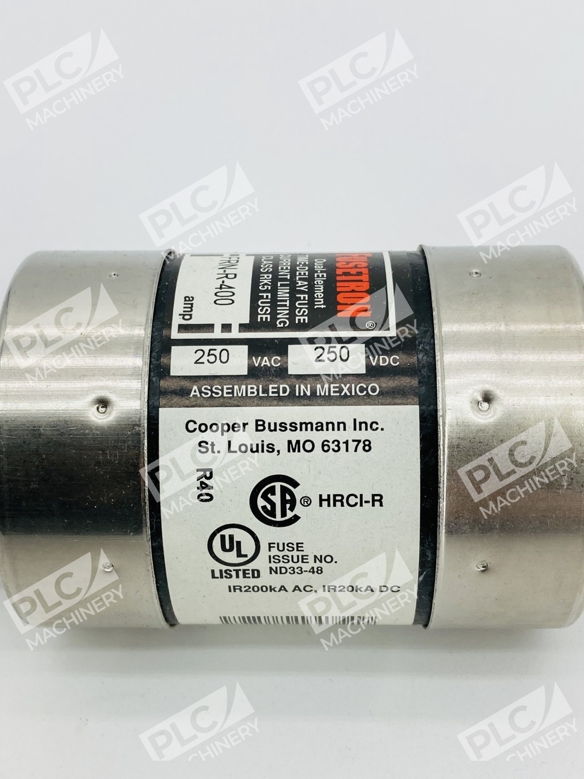 Bussmann Fusetron FRN-R-400 Class RK5 Time-Delay Fuse 250V - Image 9