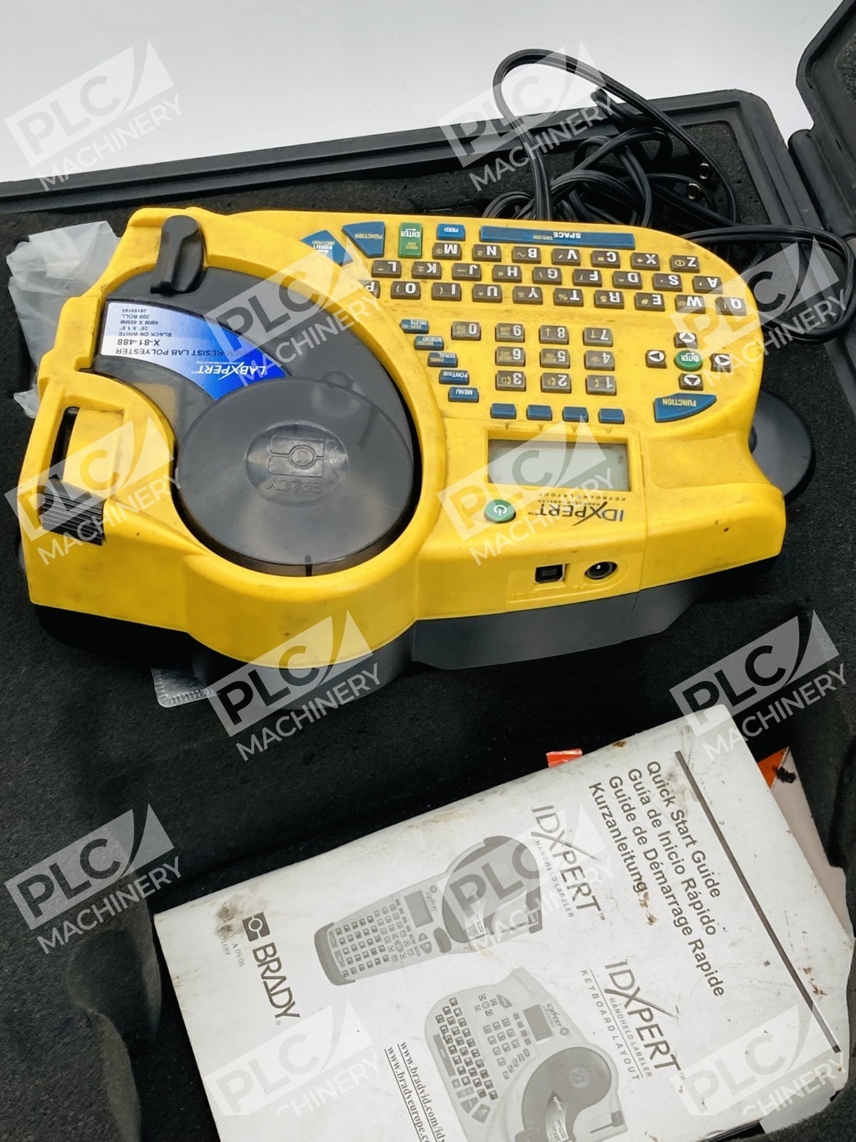 Brady IDXpert Xpert-Key Label Printer Handheld Qwerty 300 DPI w/Case - Image 8
