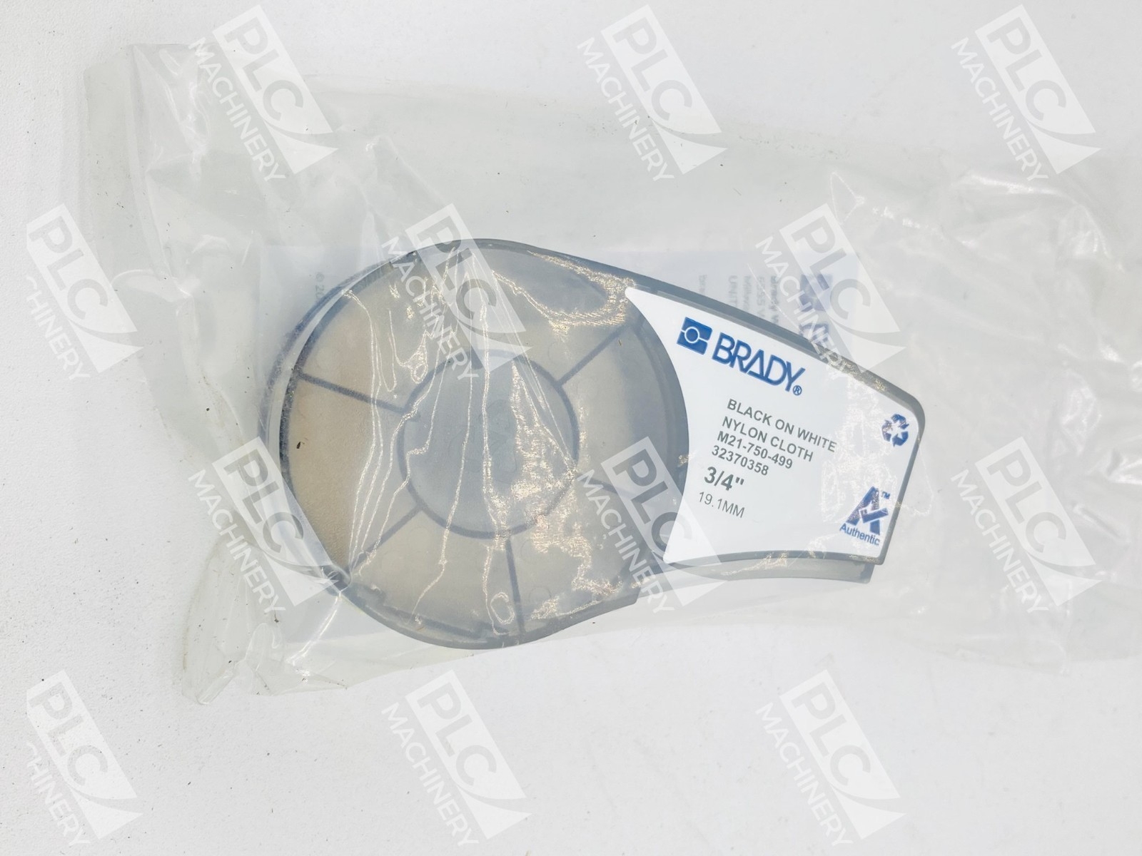 Brady M21-750-499 Label Cartridge Black on White Nylon Cloth - Image 6