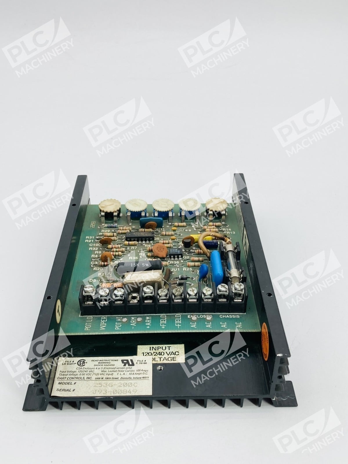 Dart Controls 253G-200C DC Motor Speed Control 2HP Dual Voltage - Image 2
