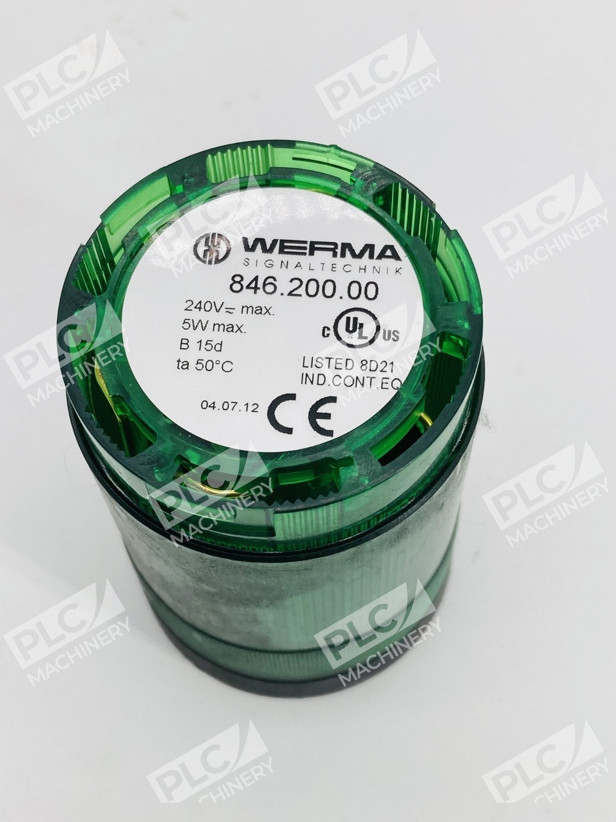 Werma 846.200.00 Signal Tower Light Element KombiSIGN 50 Green - Image 4