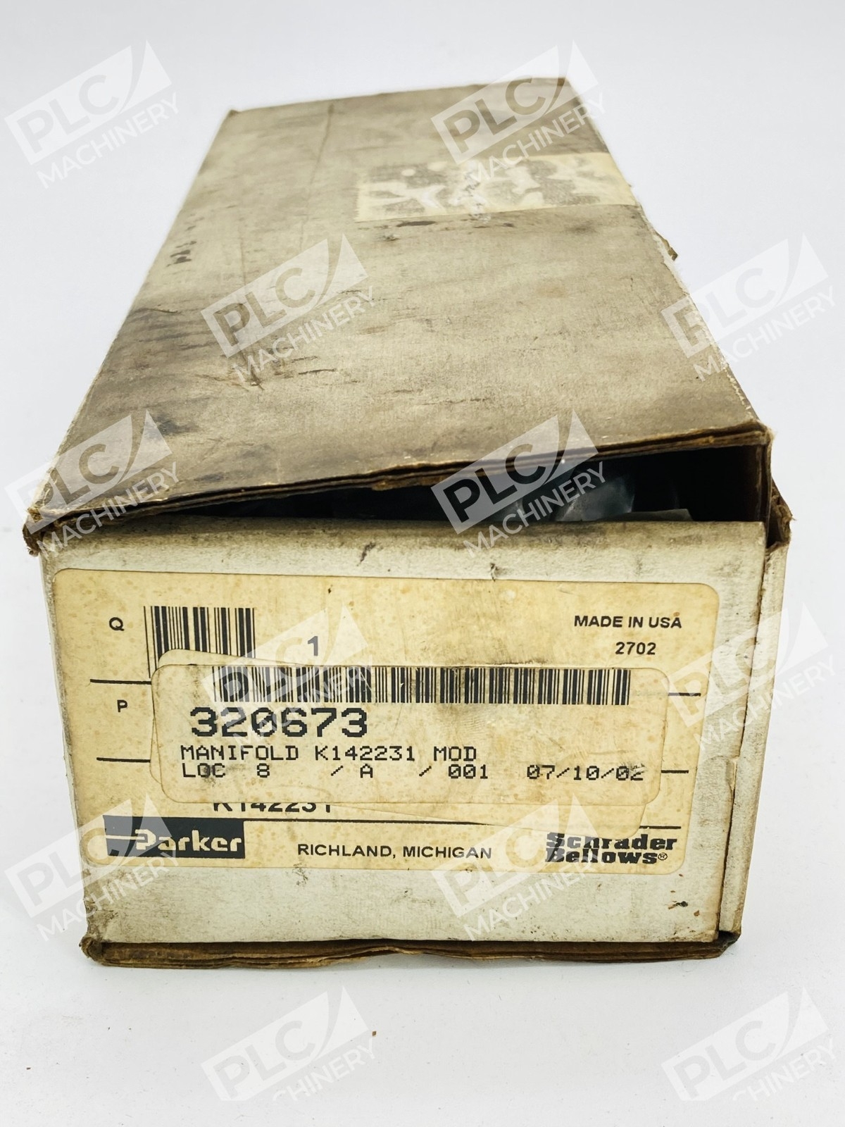 Parker Schrader Bellows K142231 Valvair II Manifold Base Modular