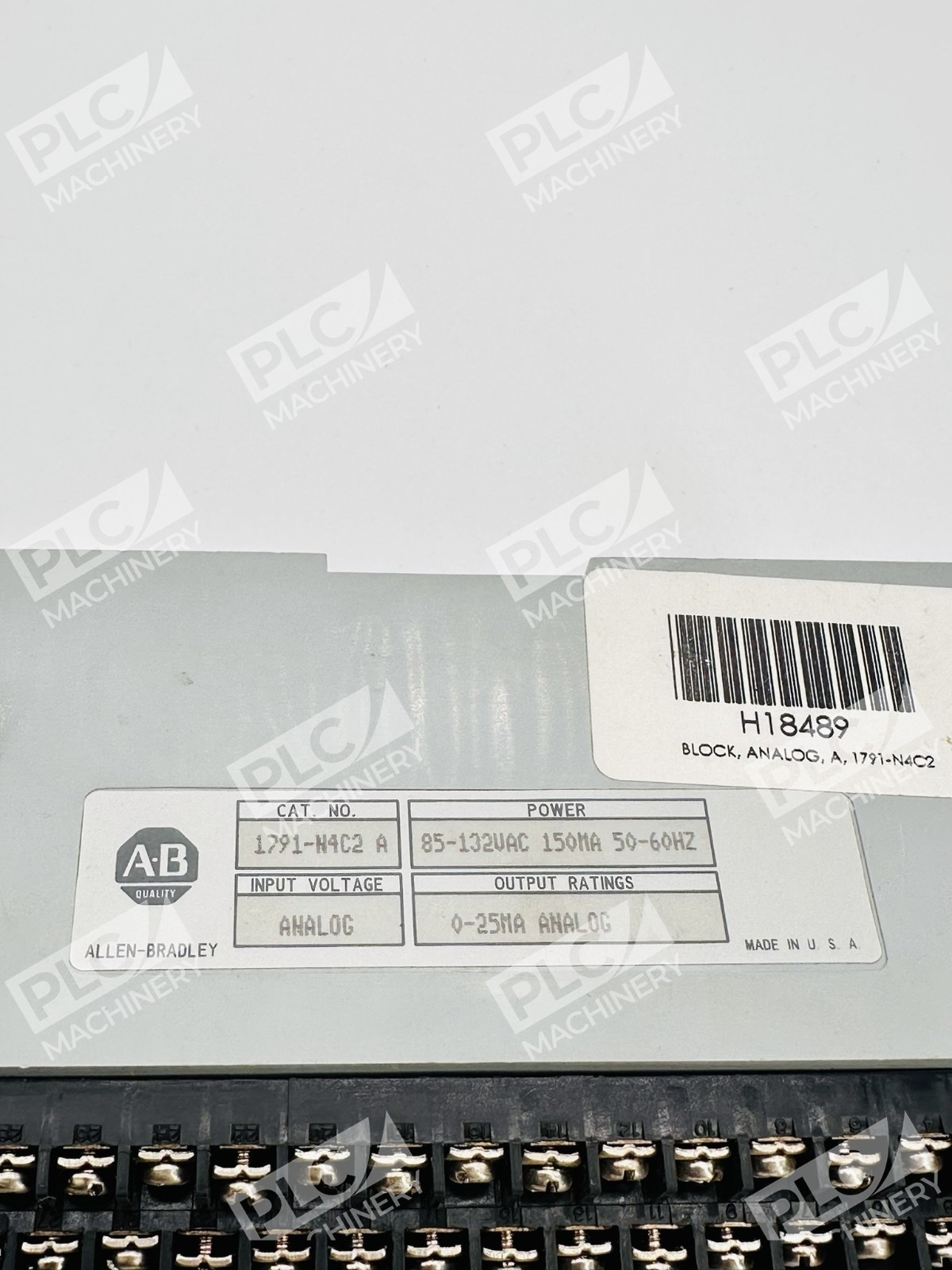 Allen Bradley 1791-N4C2 Series A Analog Block - Image 9