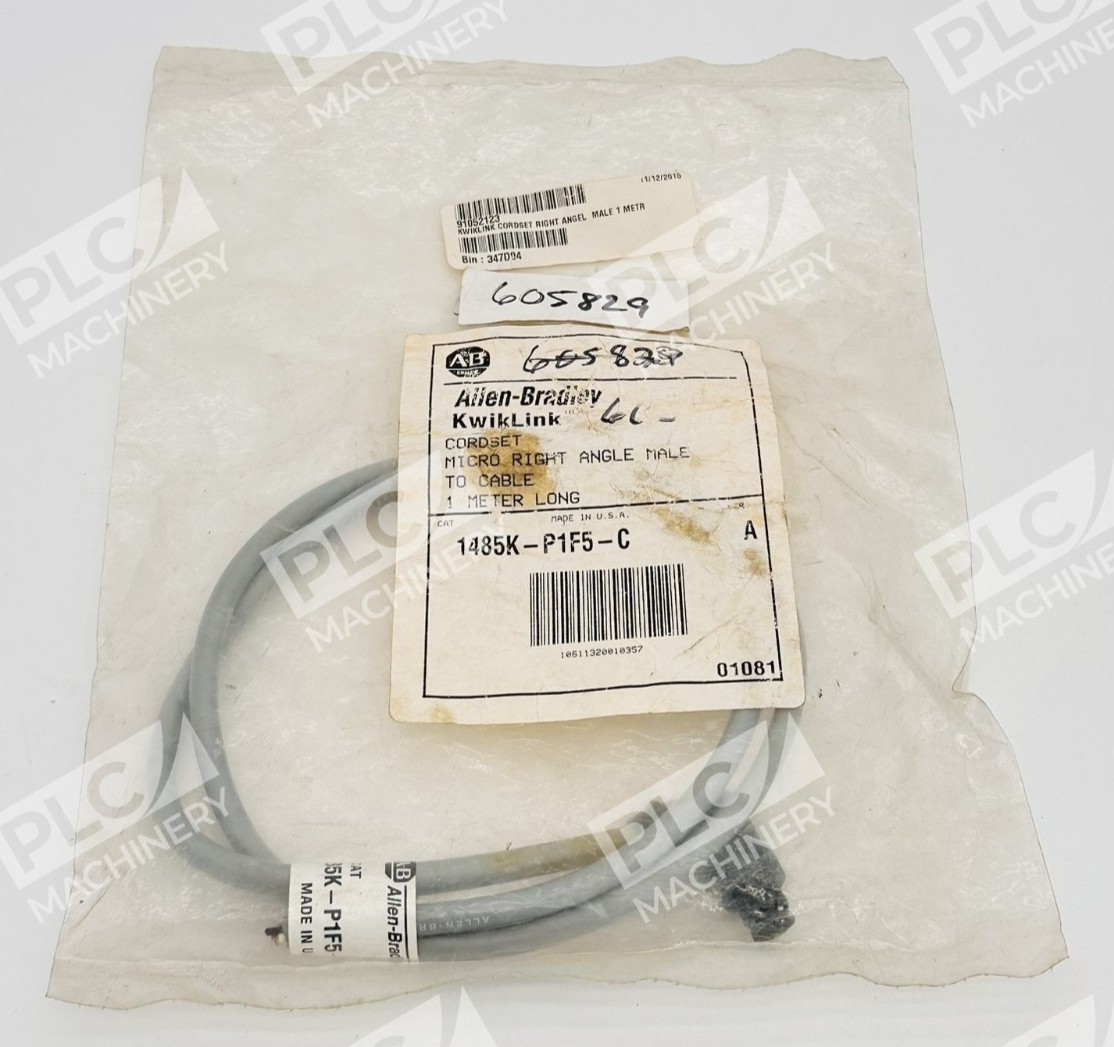 Allen Bradley 1485K-P1F5-C Series A KwikLink Cordset 1m