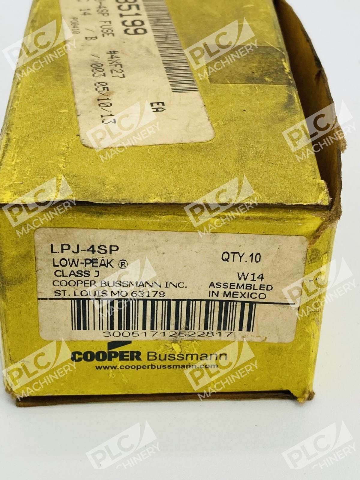 Cooper Bussmann LPJ-4SP Class J Time-Delay Fuse Low-Peak Box of 6 - Image 5