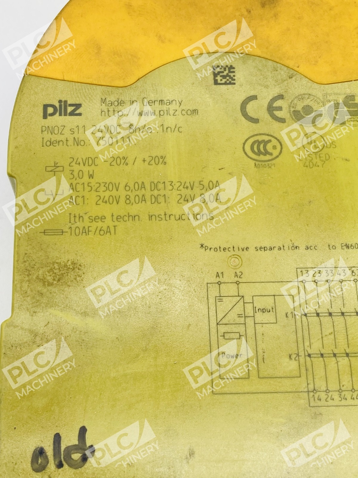 Pilz PNOZ s11 Safety Relay Expansion Module - Image 8