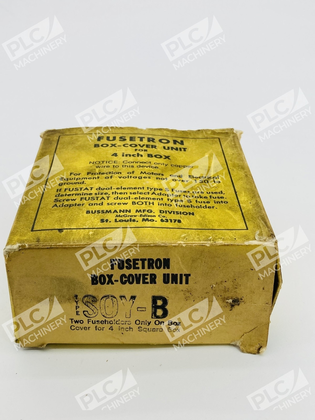 Bussmann Fusetron SOY-B Double Fuse Box Cover Plate Unit - Image 4