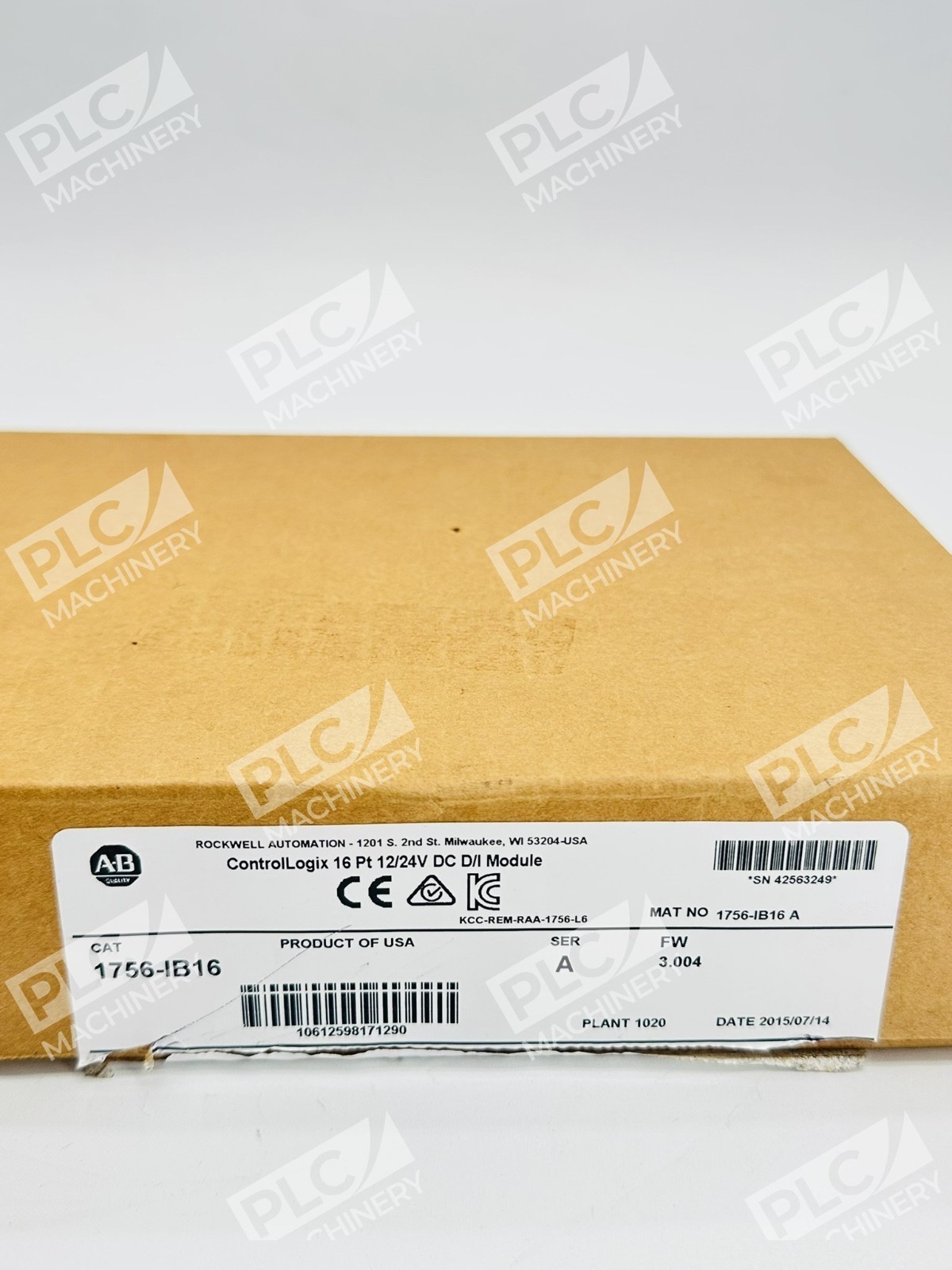 Allen-Bradley 1756-IB16 Series A ControlLogix 16 Point 12/24V DC D/I Module - Image 3