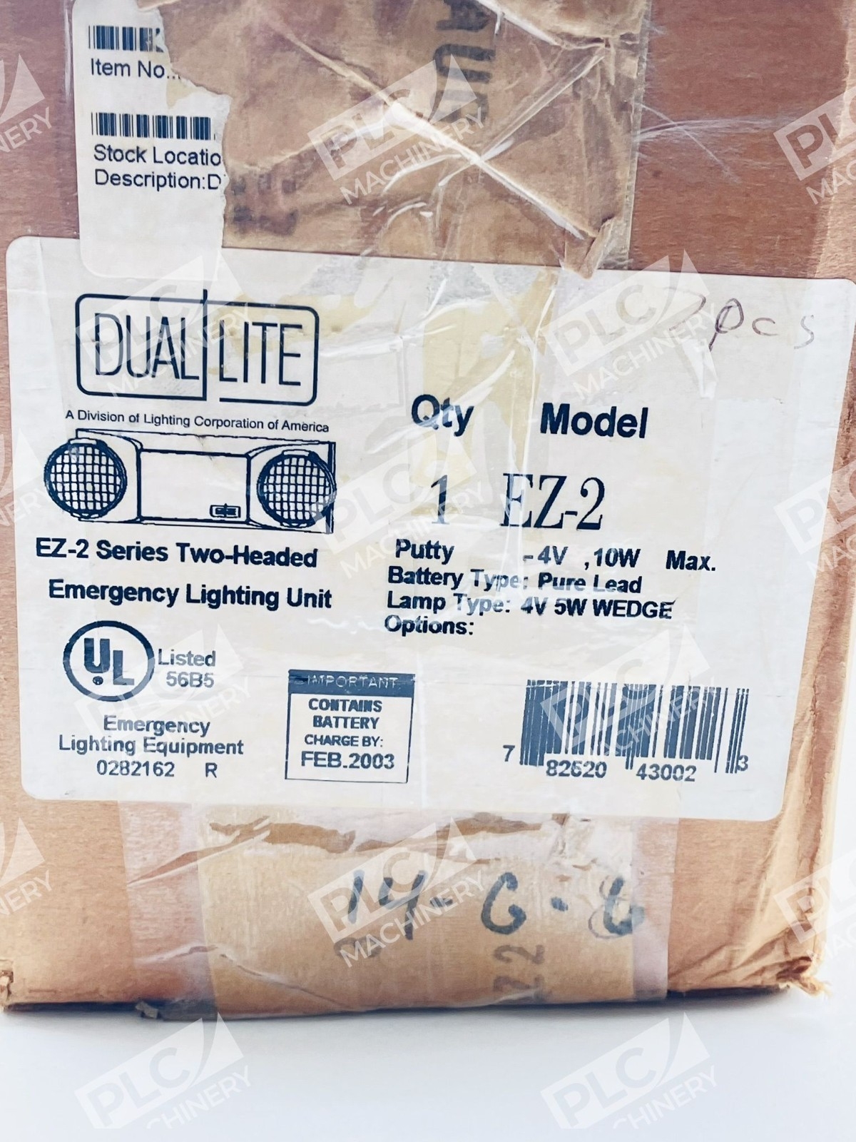 Dual Lite EZ-2 Emergency Light Two Head Unit Battery Backup - Image 3