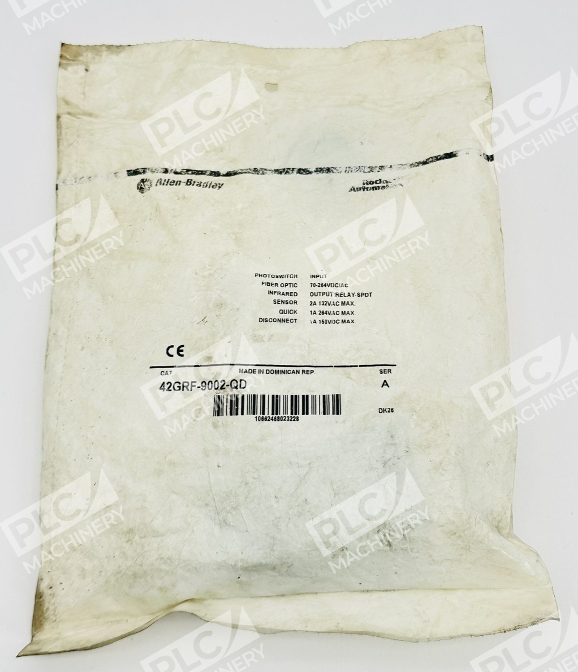 Allen-Bradley 42GRF-9002-QD Series A Photoswitch Fiber Optic Infrared Sensor