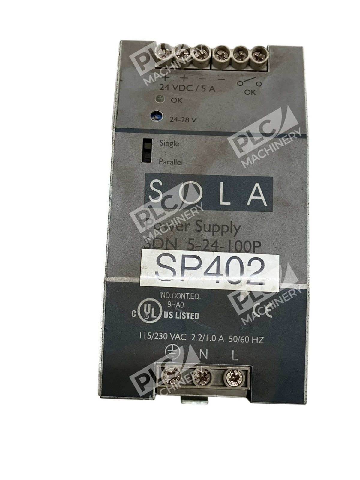SDN 5-24-100P - Emerson SolaHD - DIN Rail Power Supply 24VDC - Image 5