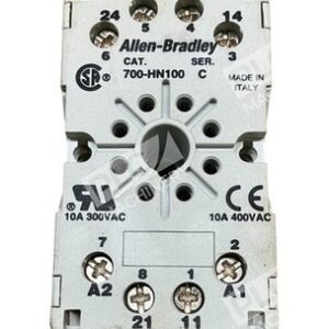 700-HN100 /C Allen-Bradley Tube-Base Relay Socket DIN Rail