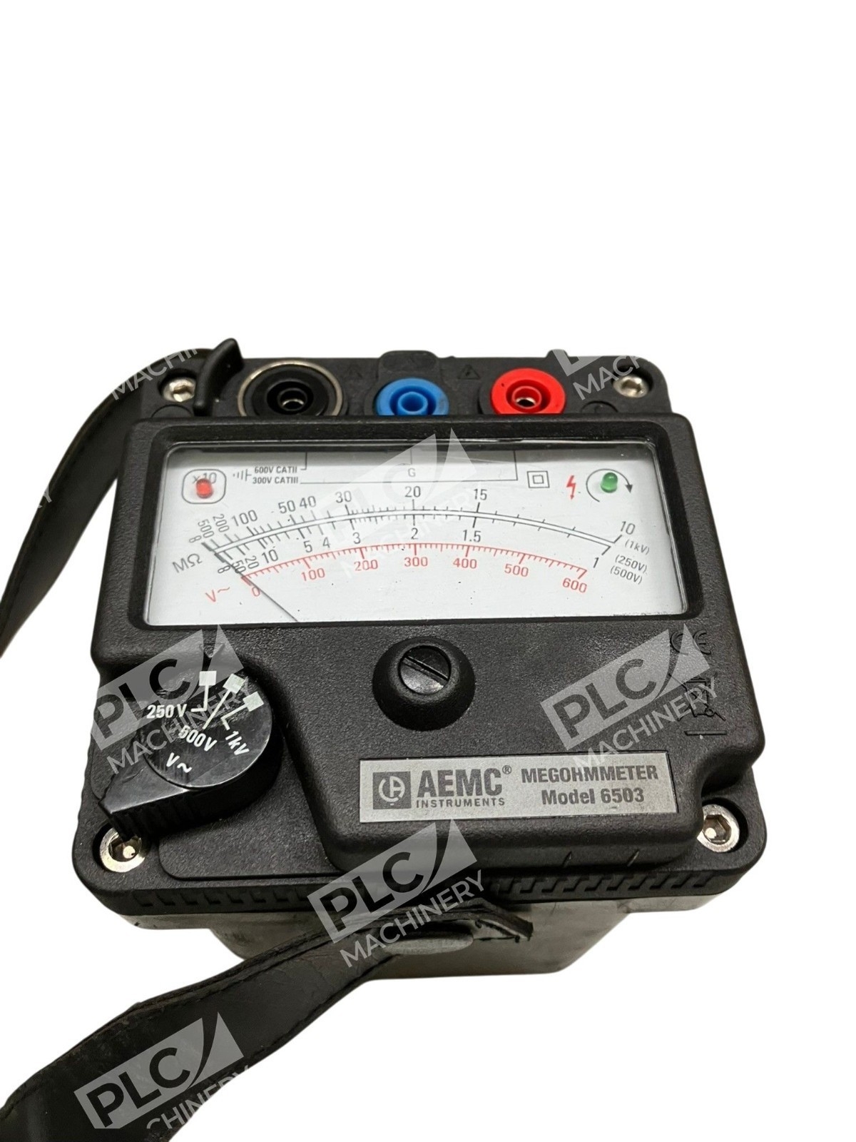 6503 – AEMC Instruments – Hand-Crank Megohmmeter Insulation Tester With Case - Image 6