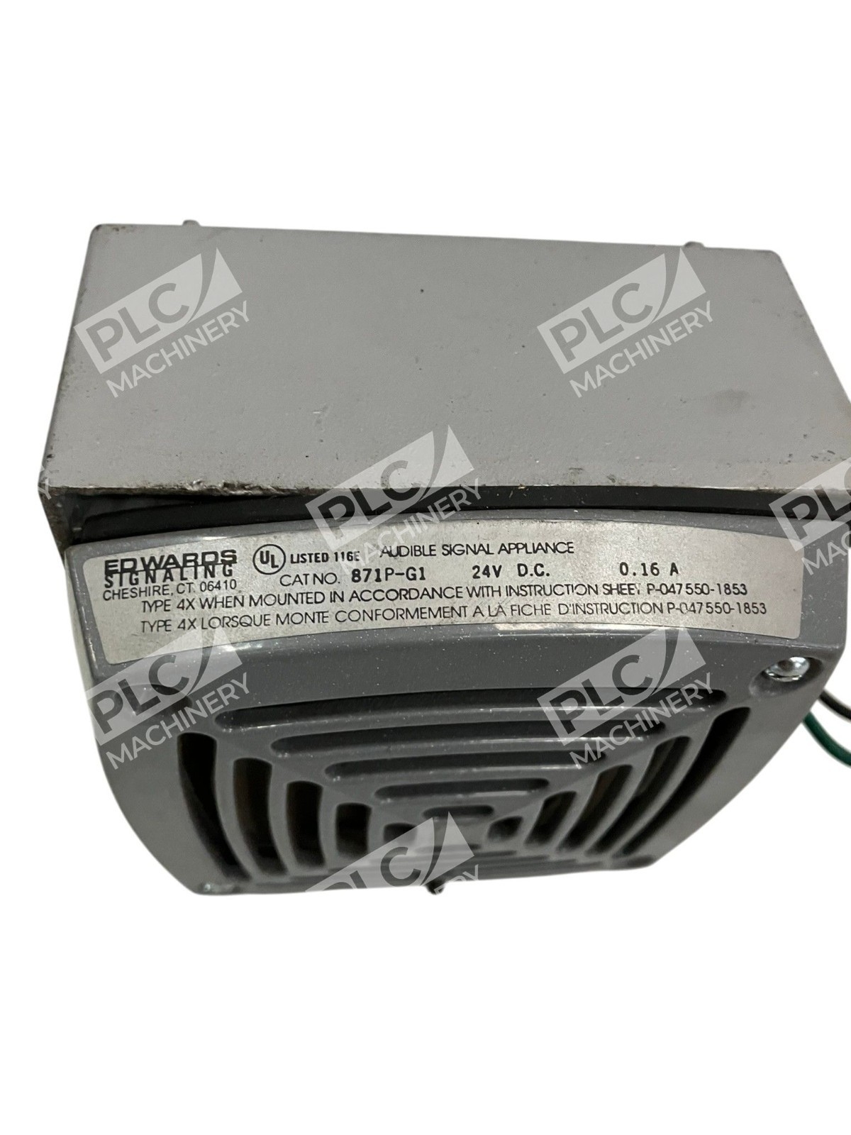 871P-G1 - Edwards Signaling - Vibrating Horn 24V 0.16A - Image 3